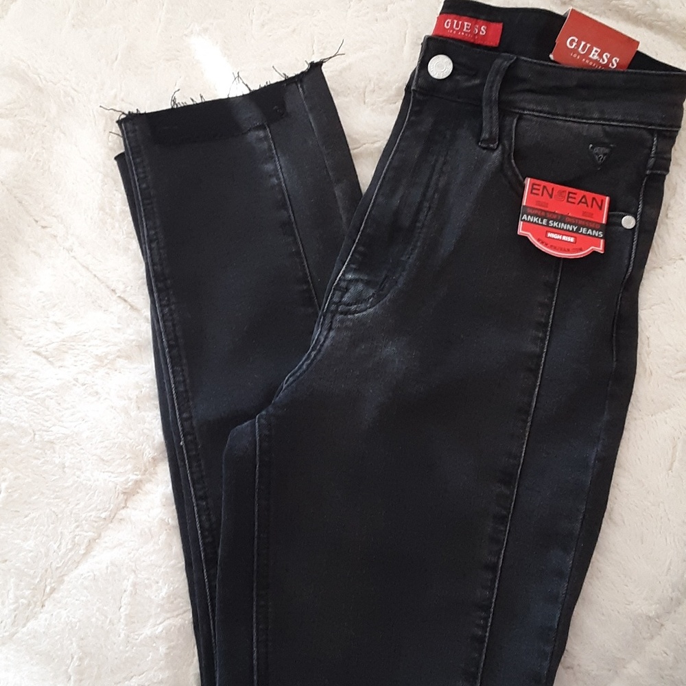 Guess mom skinny ankle Jean's